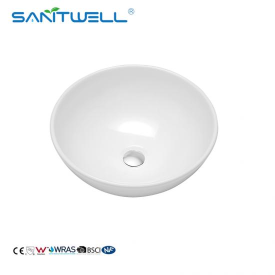 Round ceramic basin