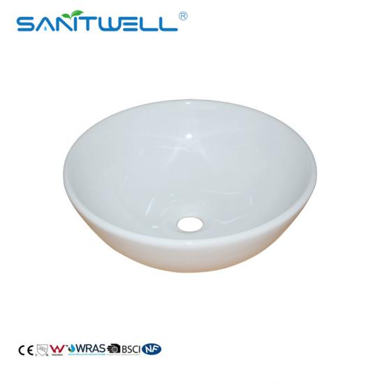 Round ceramic basin