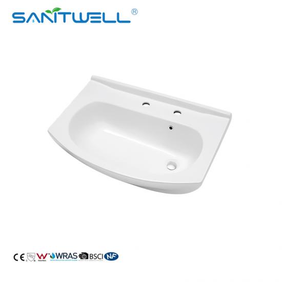 Ceramic cabinet basin