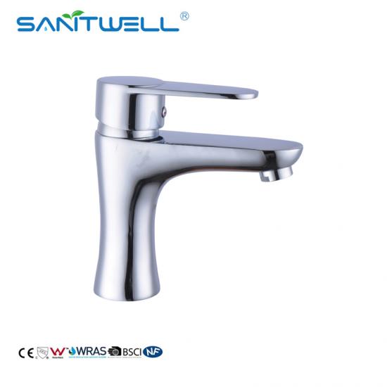 Single handle sink taps