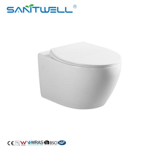 Modern Wall-Mounted Toilet