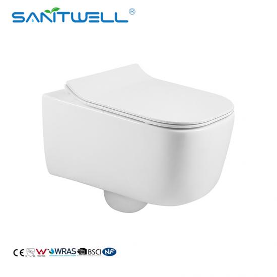 Ceramic Rimless Wall Hung WC