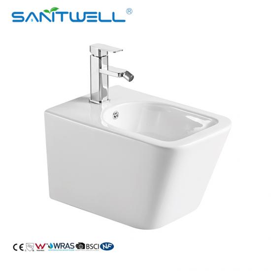 rimless wall hung toilet bidet combo