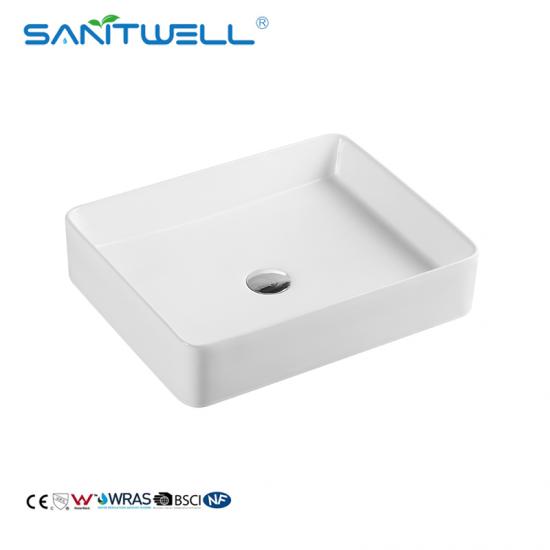 matt white ceramic basin