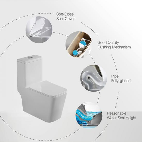 One Piece Toilet