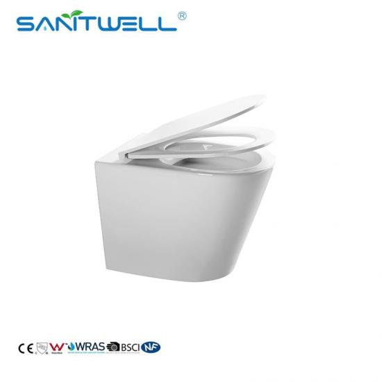 Floor Mounted Toilet with P trap