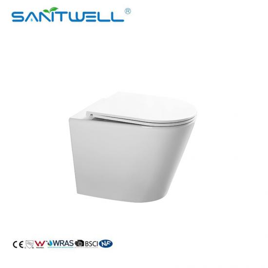 Floor Mounted Toilet with P trap