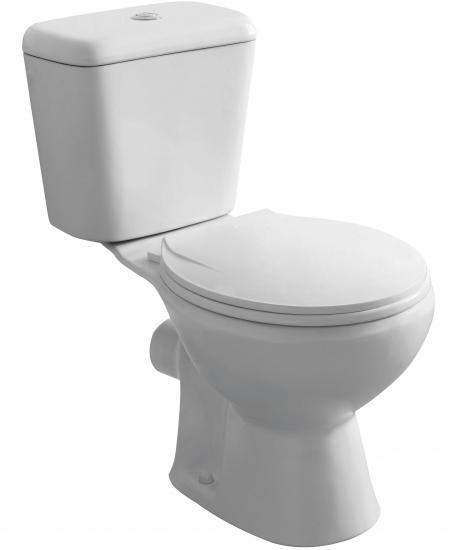 two piece commode