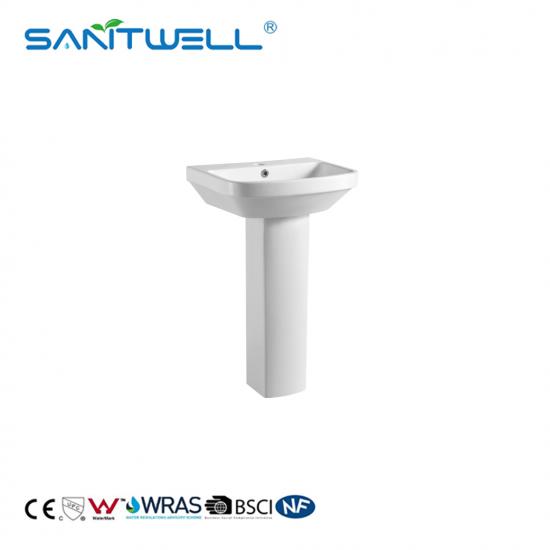 Pedestal wash basin