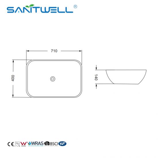 Countertop wash basin