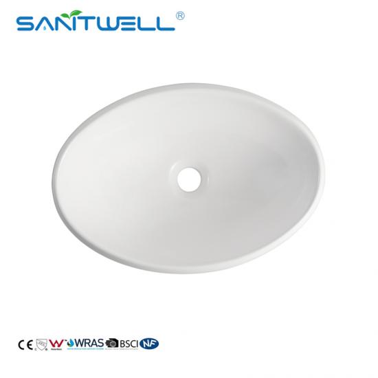 Art basin, egg shape