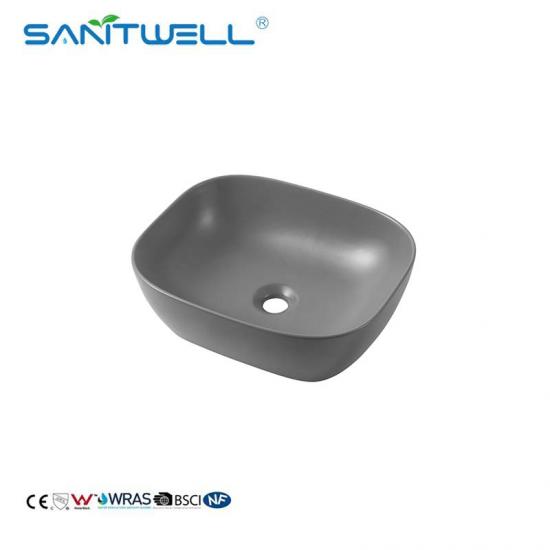 Deep grey wash basin