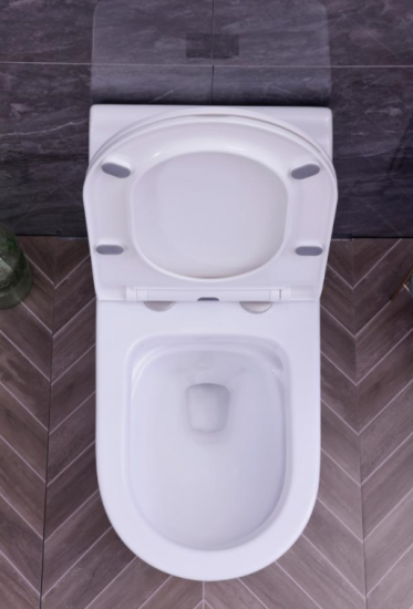 One-piece toilet