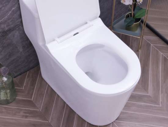 One-piece toilet