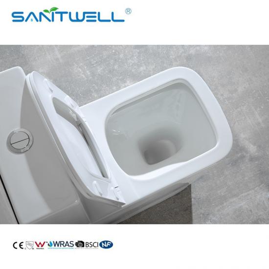 One-piece toilet