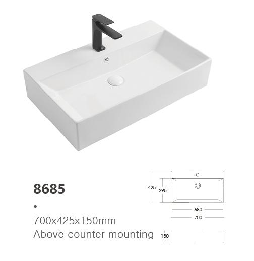 Countertop wash basin