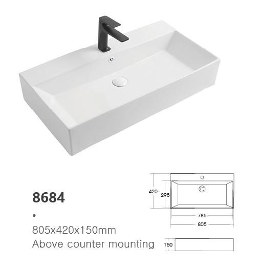 Countertop wash basin