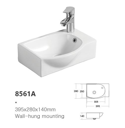wall hung wash basin
