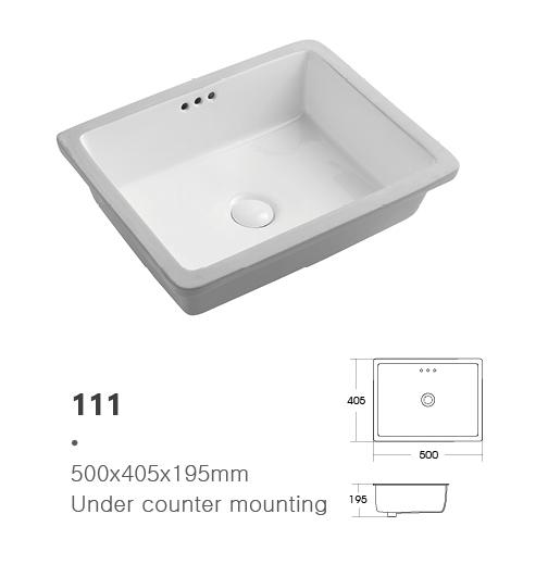 Semi Recessed Wash Basin