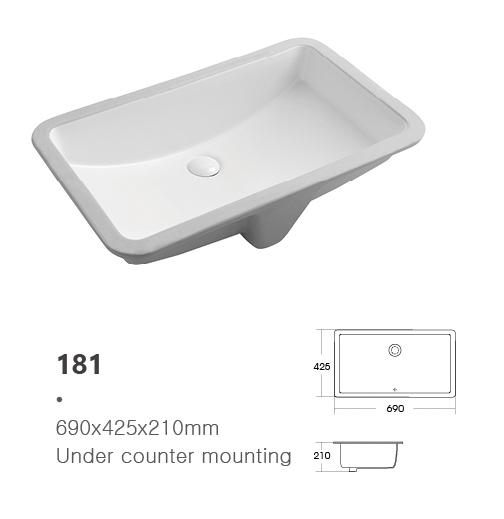 Ceramic wash basin