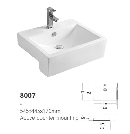 Countertop wash basin