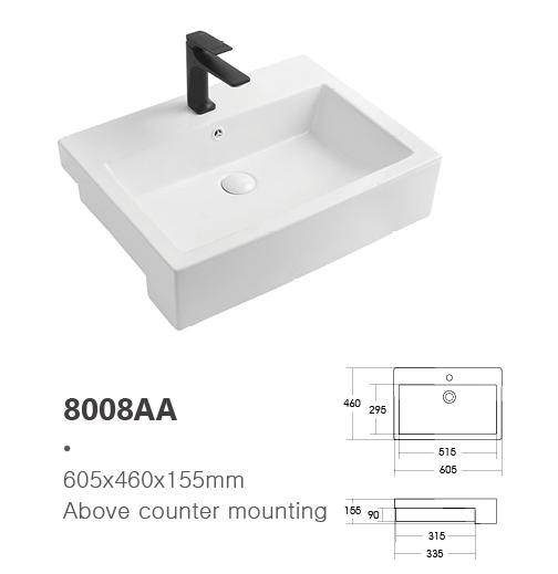 Countertop wash basin