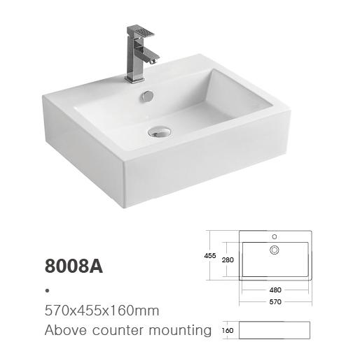 Countertop wash basin