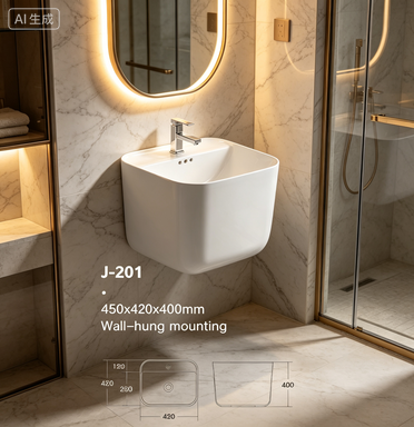 Wall hung wash basin