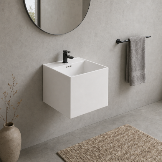 Wall hung basin