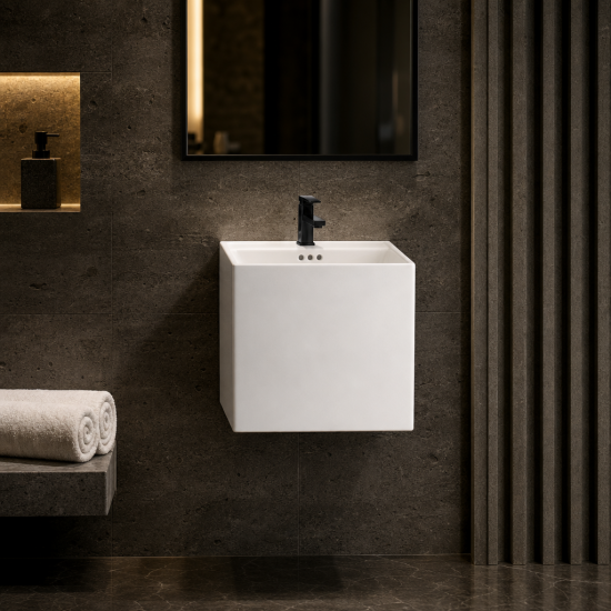 Wall hung basin