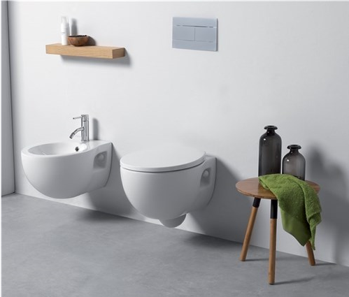 It is a viable solution --- choose suspended sanitary ware for bathroom
